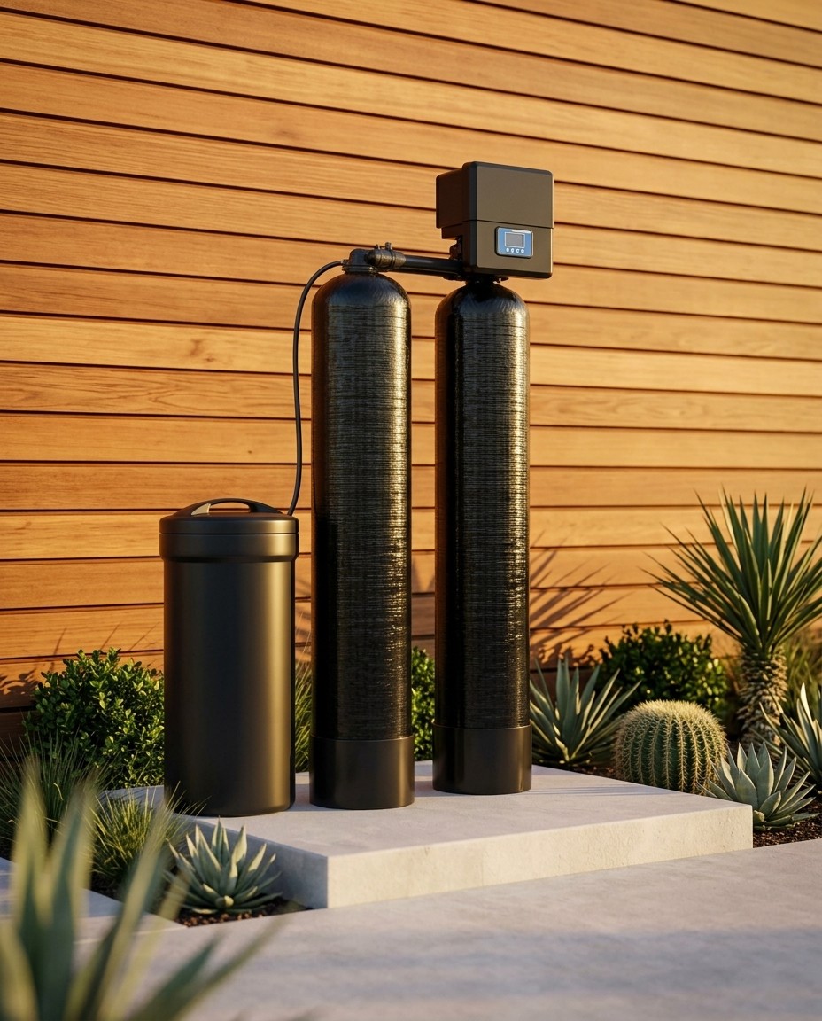 The Aera Reserve twin-tank water softener system