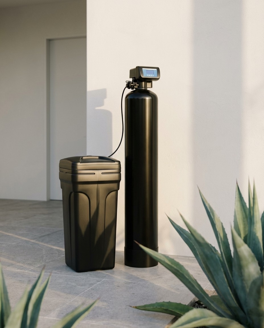The Aera Signature single-tank water softener system